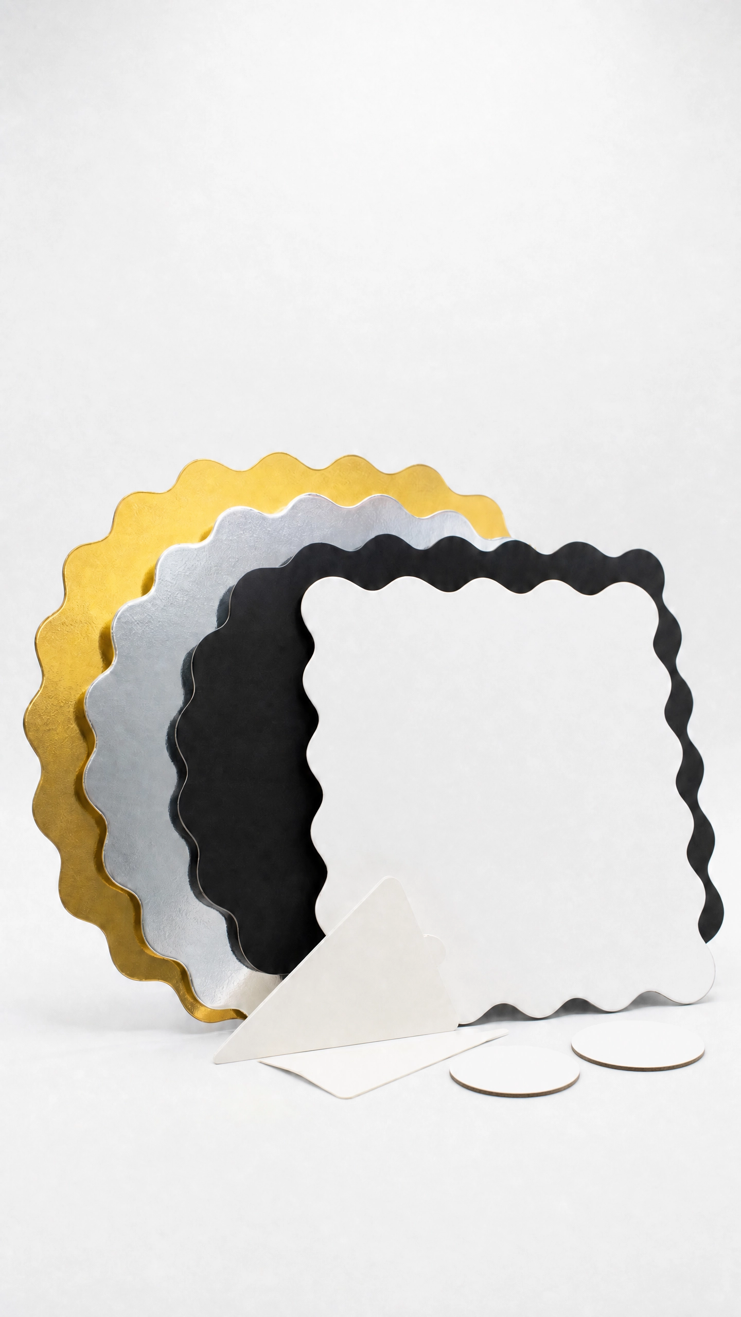 Bases y discos troquelados de repostería